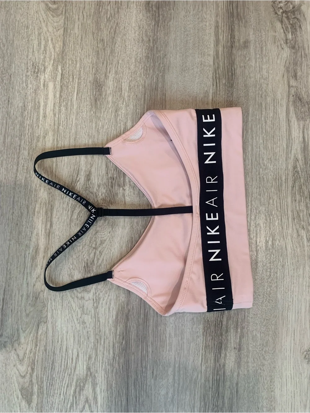 Nike Air Indy Dri-FIT Light Support Sports Bra Pink Black